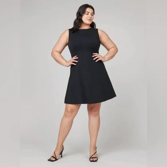 SPANX | Dresses | Spanx The Perfect Fit Flare Dress Black | Poshmark SPANX | Dresses | Spanx The Perfect Fit Flare Dress Black | Poshmark
